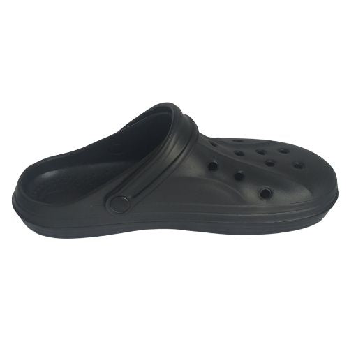 Comfy Faux Crocs Slip On Shoes - Black – Trendy Shop Grenada