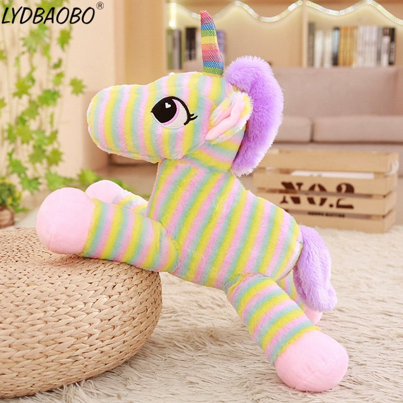 giant rainbow unicorn stuffed animal