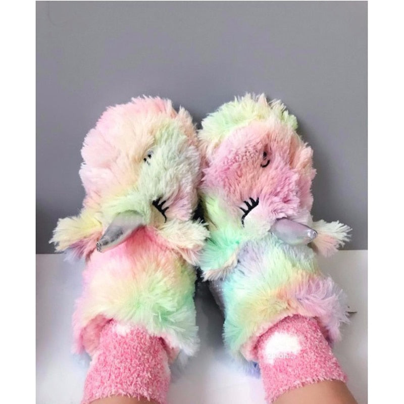 unicorn slippers baby