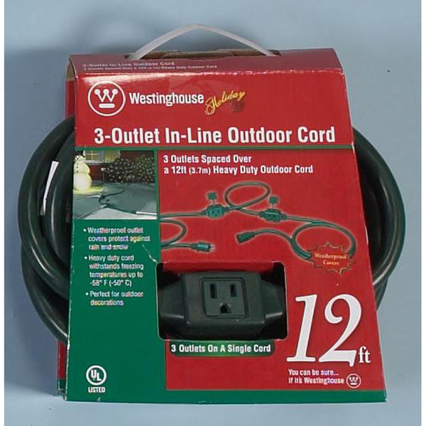 3 Outlet In-Line Outdoor Extension Cord – State Fair Seasons