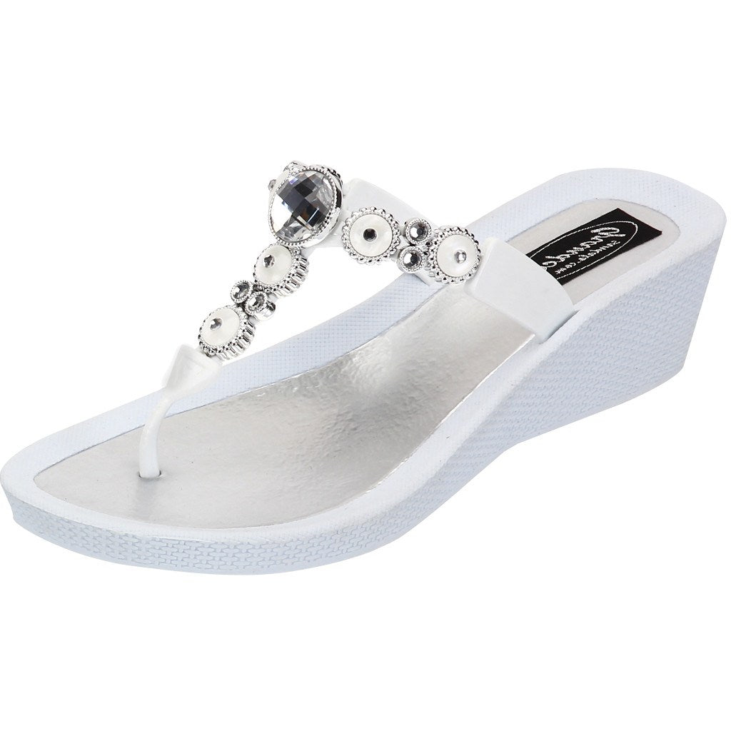 pearl beaded sandals