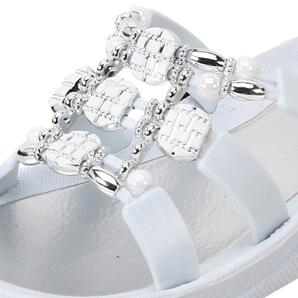 Grandco Sandals | Frosted Slide 27903 | SHOP Beaded Sandals for Women