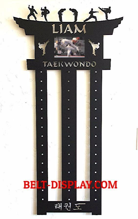 Martial Arts Belt Holder: Taekwondo Belt Display: Karate Belt Rack