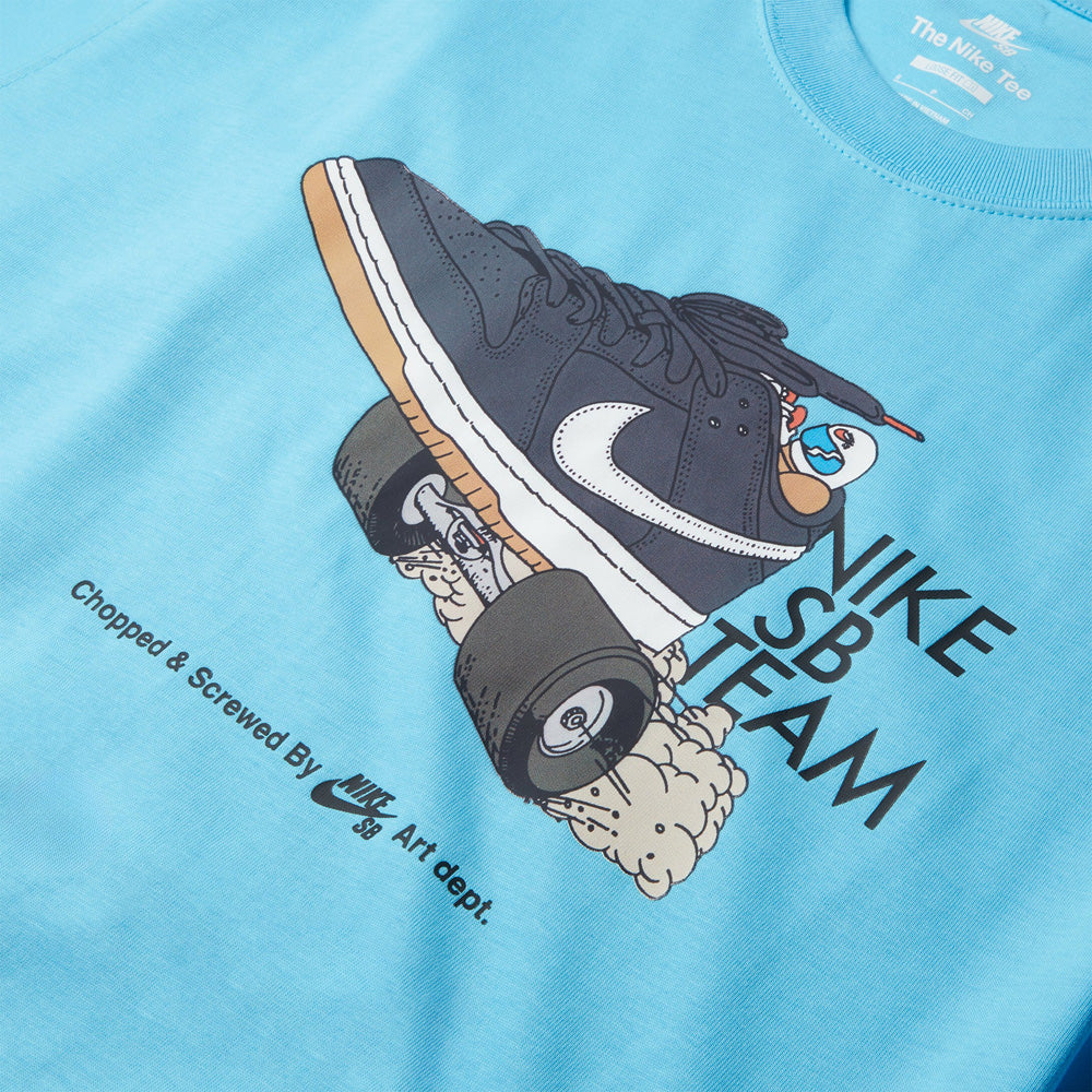 tee shirt skateboard nike sb team dunk - white - Vegaskateshop