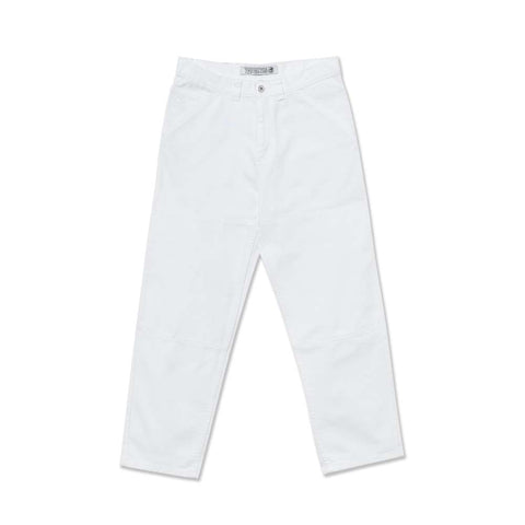 Polar Skate Co. Big Boy Work Pants (White) - Orchard Skateshop