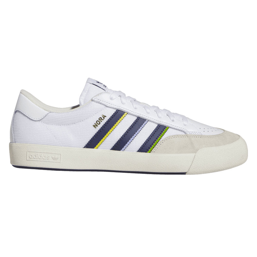 Adidas Nora White/Shadow Navy/Gold Metallic Orchard Skateshop