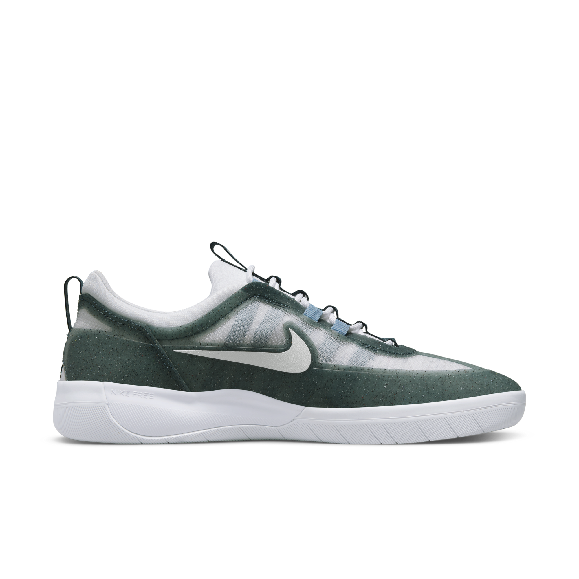 Nike SB Nyjah Free 2 Ash Green/Boarder Blue/Barely Green/White -
