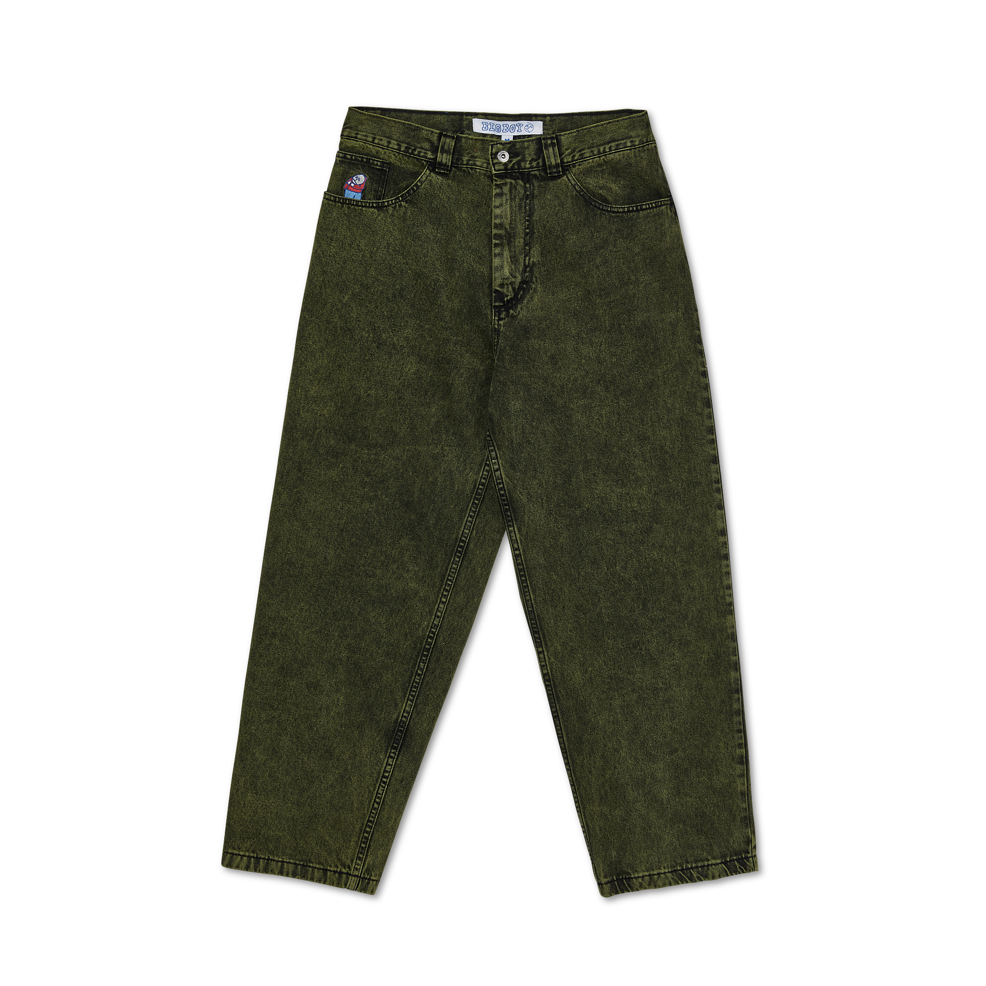 Polar Skate Co. Big Boy Jeans Green/Black - Orchard Skateshop