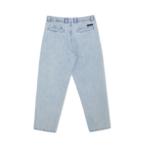 Polar Skate Co. '92! Denim Pants Light Blue - Orchard Skateshop