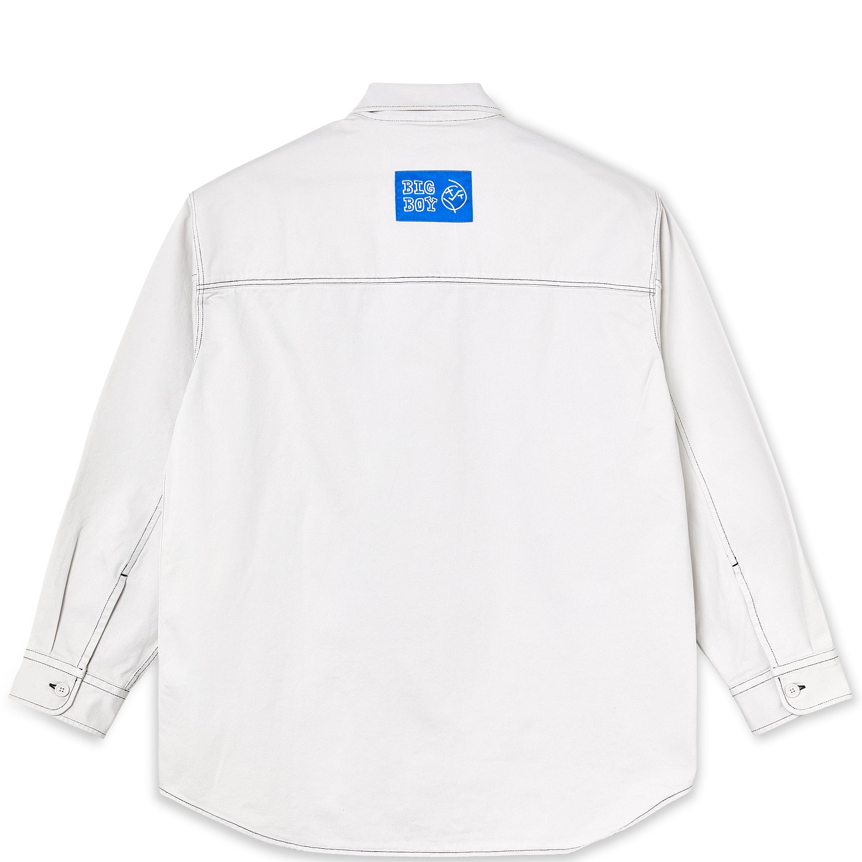 Polar Skate Co. Big Boy Shirt Washed White - Orchard Skateshop