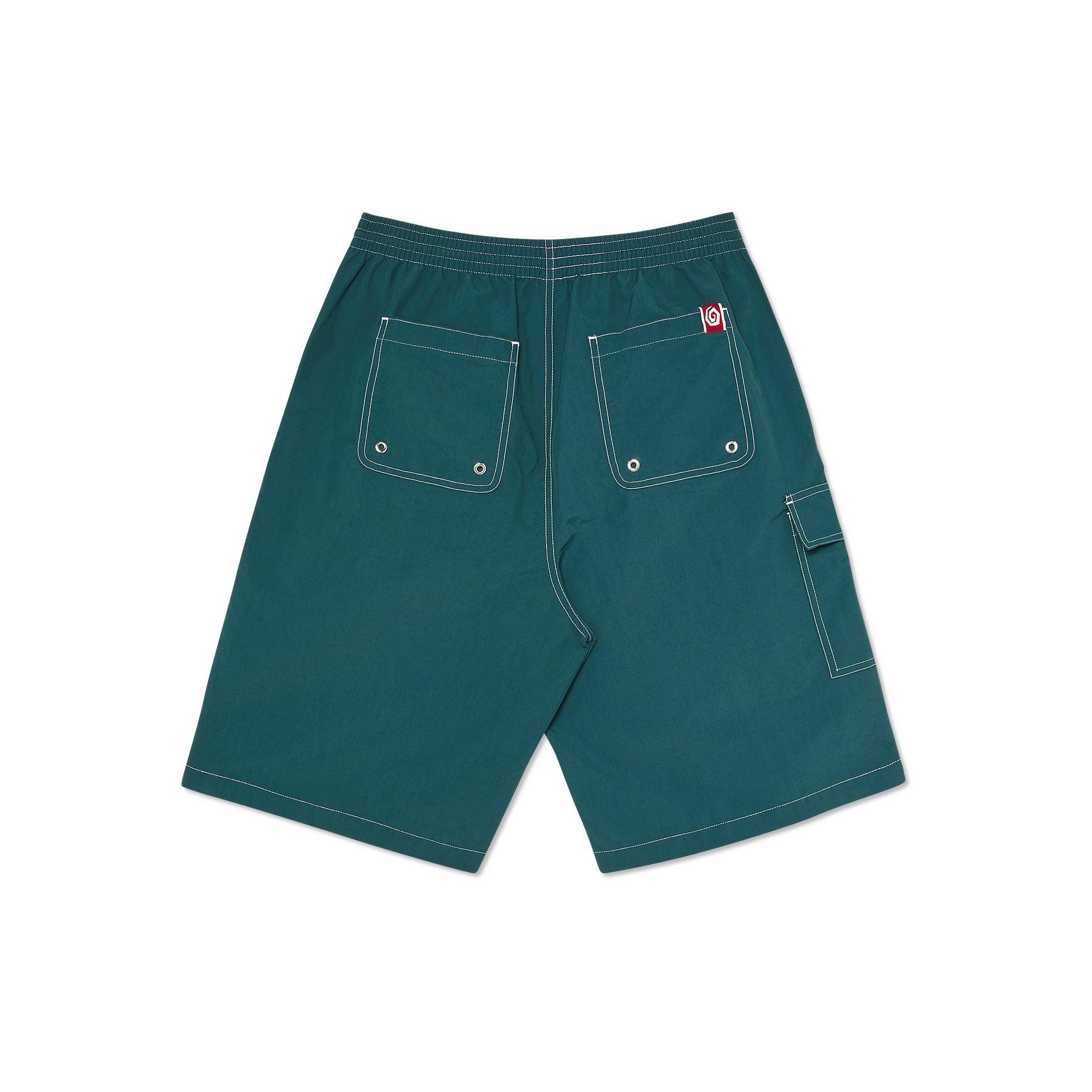 Polar Skate Co. Spiral Swim Shorts Dark Green - Orchard Skateshop