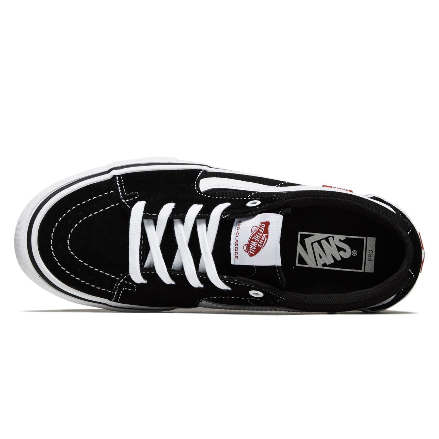 vans low black and white