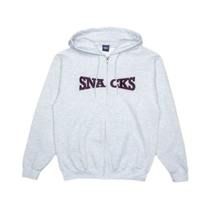 Quartersnacks SNACKS Full Zip Hoodie Grey - Orchard Skateshop