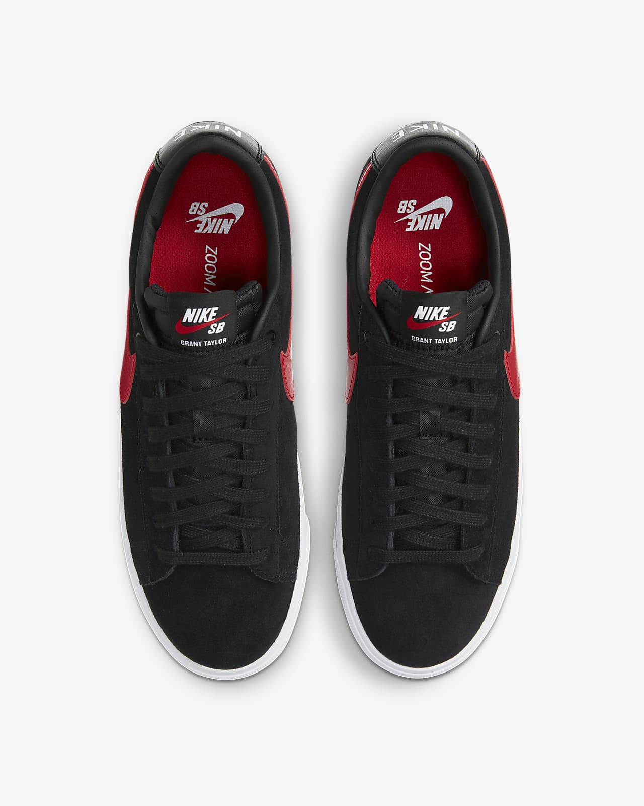 Nike Sb Blazer Low Gt Black White University Red Orchard Skateshop