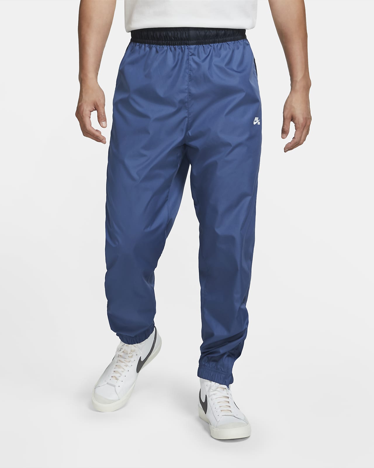 nike sb track pants blue