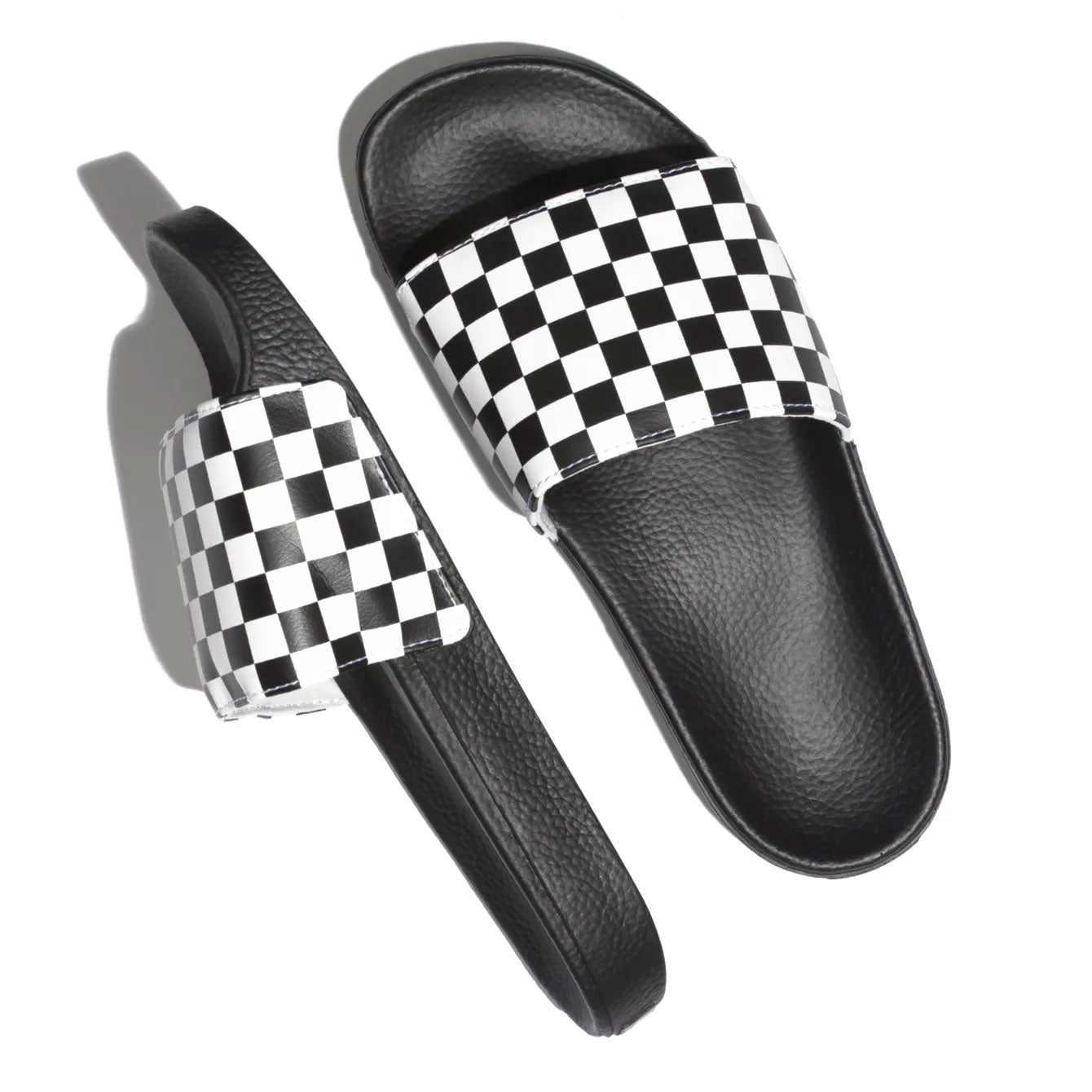 vans sandals checkered