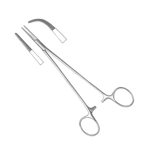  SCHNIDT Tonsil Hemostatic Forceps 7 Slight Curve DDP  Instruments : Industrial & Scientific