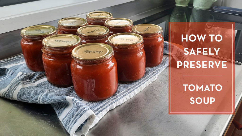 preserving homemade tomato sauce