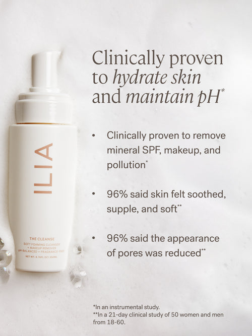 Clinically proven to hydrate skin and maintain pH.