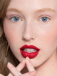 true red lipstick