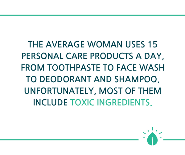 The average woman uses 15 personal care products