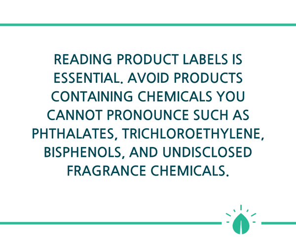 Reading personal care product labels is important to breast cancer prevention