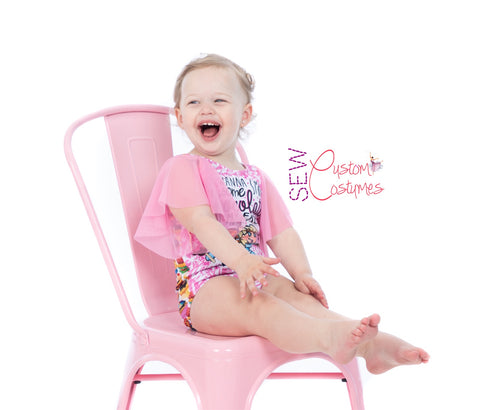 baby laughing dance dancer leotard sewcc