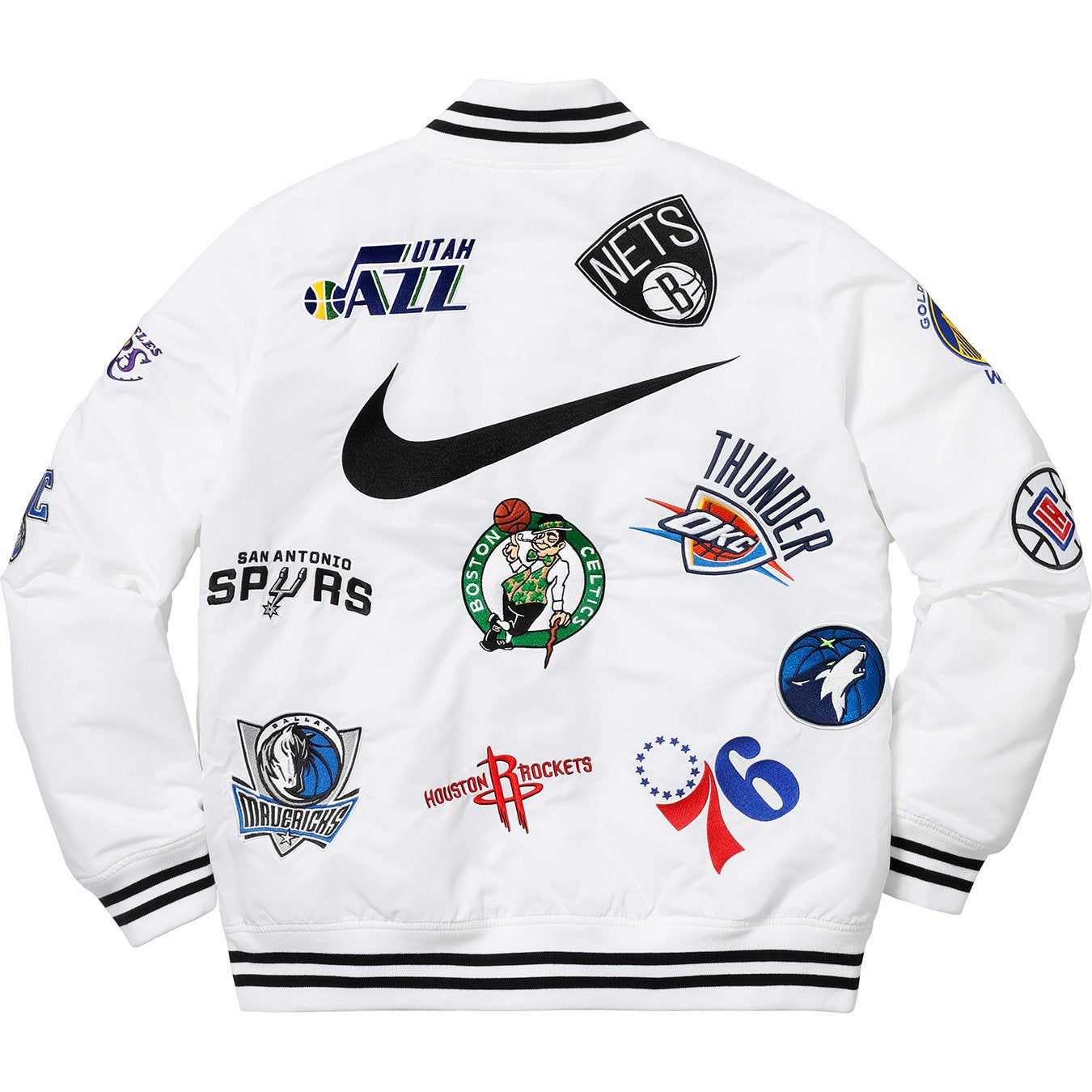 supreme nike nba warm up jacket