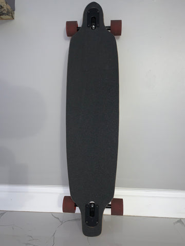 longboard review happy customer checkered red board