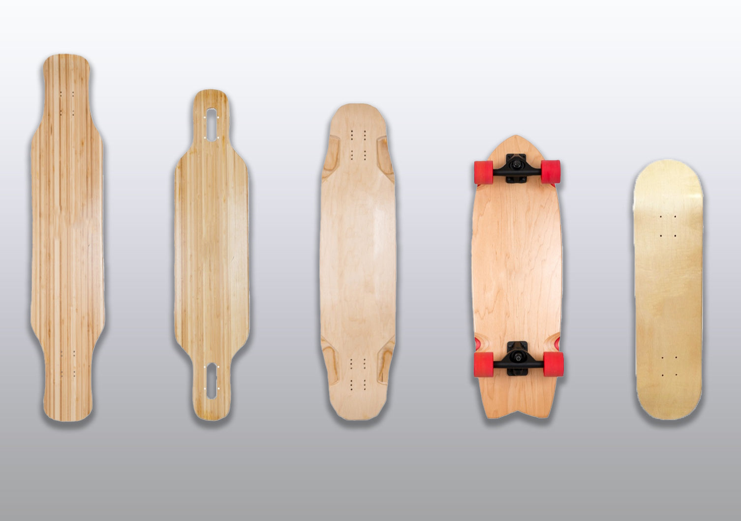 Image of types of board shapes