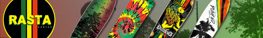 Punked Rasta Series Skateboards and Longboards