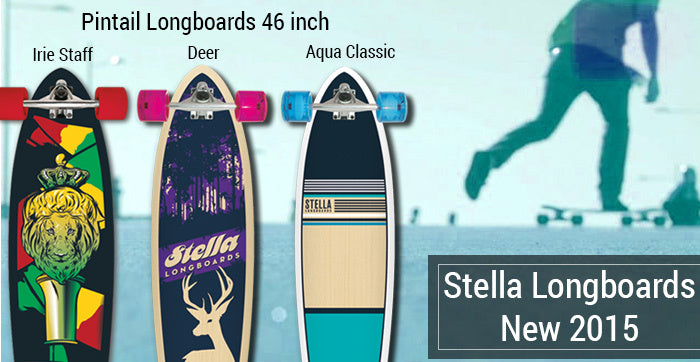 best 2015 stella pintail longboards