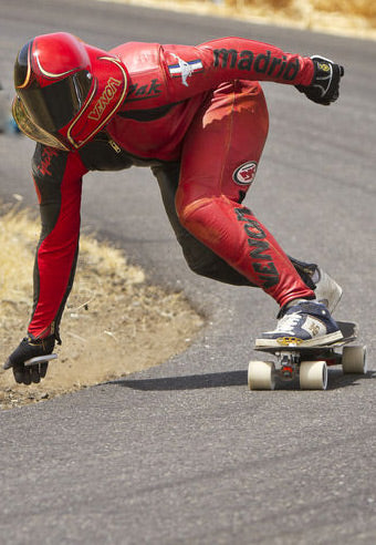 Fast Downhill Longboarding