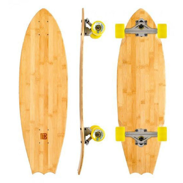 genetisch Souvenir Luipaard Bamboo Skateboards Bat Tail Blank 31" Cruiser – Longboards USA