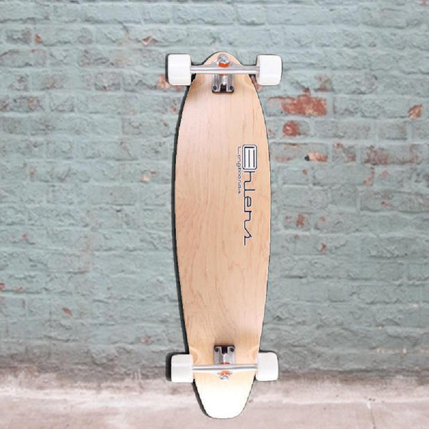 Blank Kicktail Longboard Natural 40 inch from Ehlers – Longboards USA