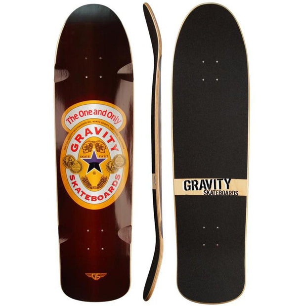 transfusie Bekwaam kunst Gravity Skateboard 35" Pool Model - Brown Ale - Deck – Longboards USA