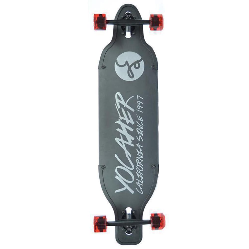 Yocaher Aluminum Drop Through Black 36" Longboard Longboards USA