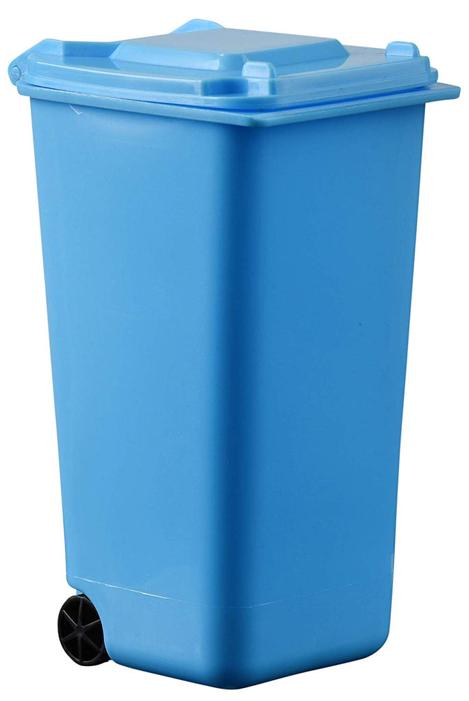 Mini Trash Cans Red Blue Yellow & Orange 3.75 X 6.5