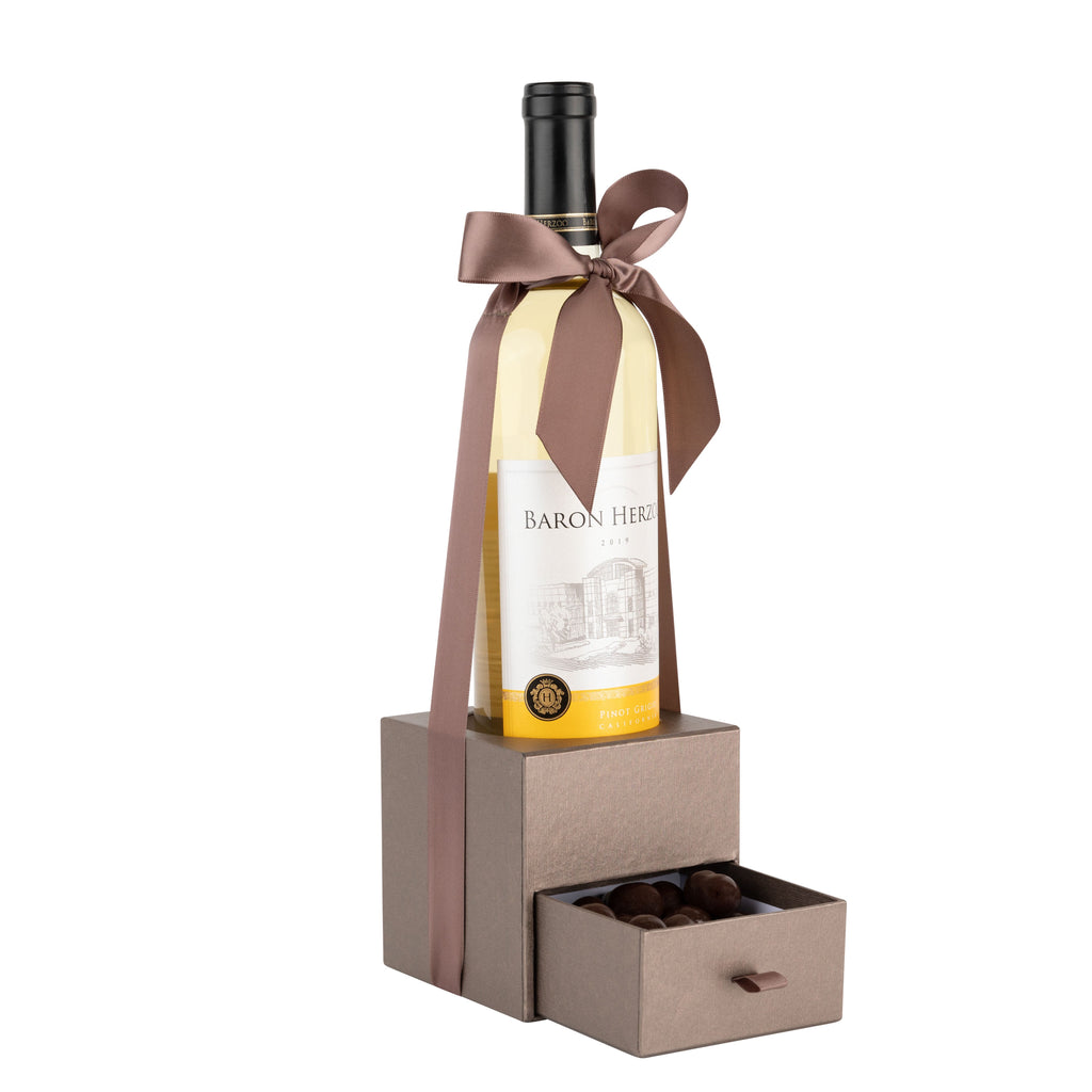 Wine bottle 2025 gift holder