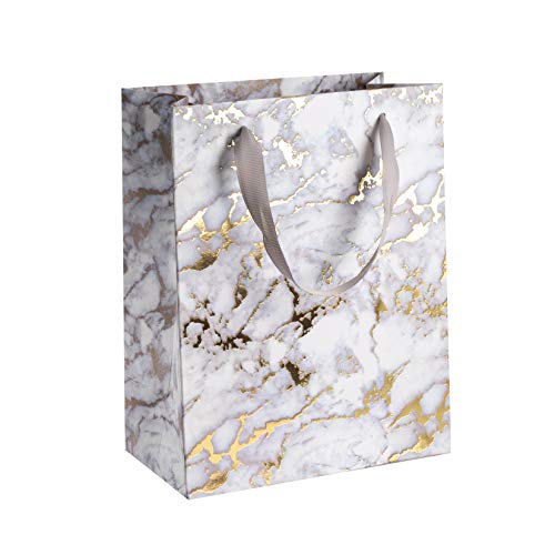 Hammont - Coffee Gift Bags With Ribbon 9 x 7 x 4 - 12 Pack