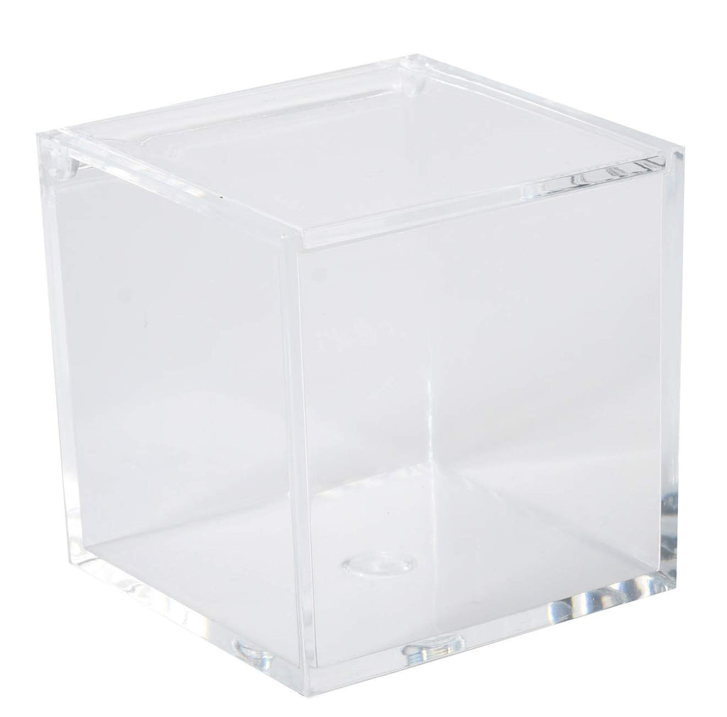 Clear Acrylic Boxes with Lid 1.75x1.75x1.75 Inches pack of 12 Storage –  Hammont, Clear Boxes For Storage 