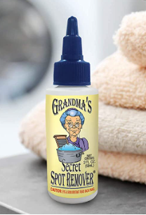 This is a picture of a bottle of Grandmas Secret Stain Remover.