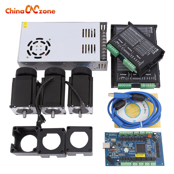 Lezen Octrooi ongeluk CNC MACH3 USB Kit 3pcs Nema 23 Stepper Motor 57HS76 3A + 3pcs M542 Dri –  Chinacnczone