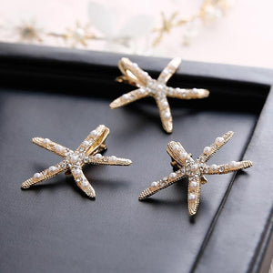 starfish hair pins