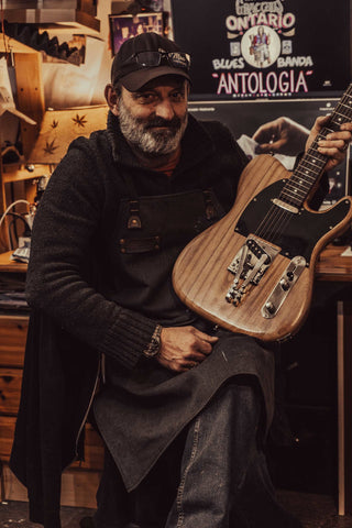 David Certano with guitar