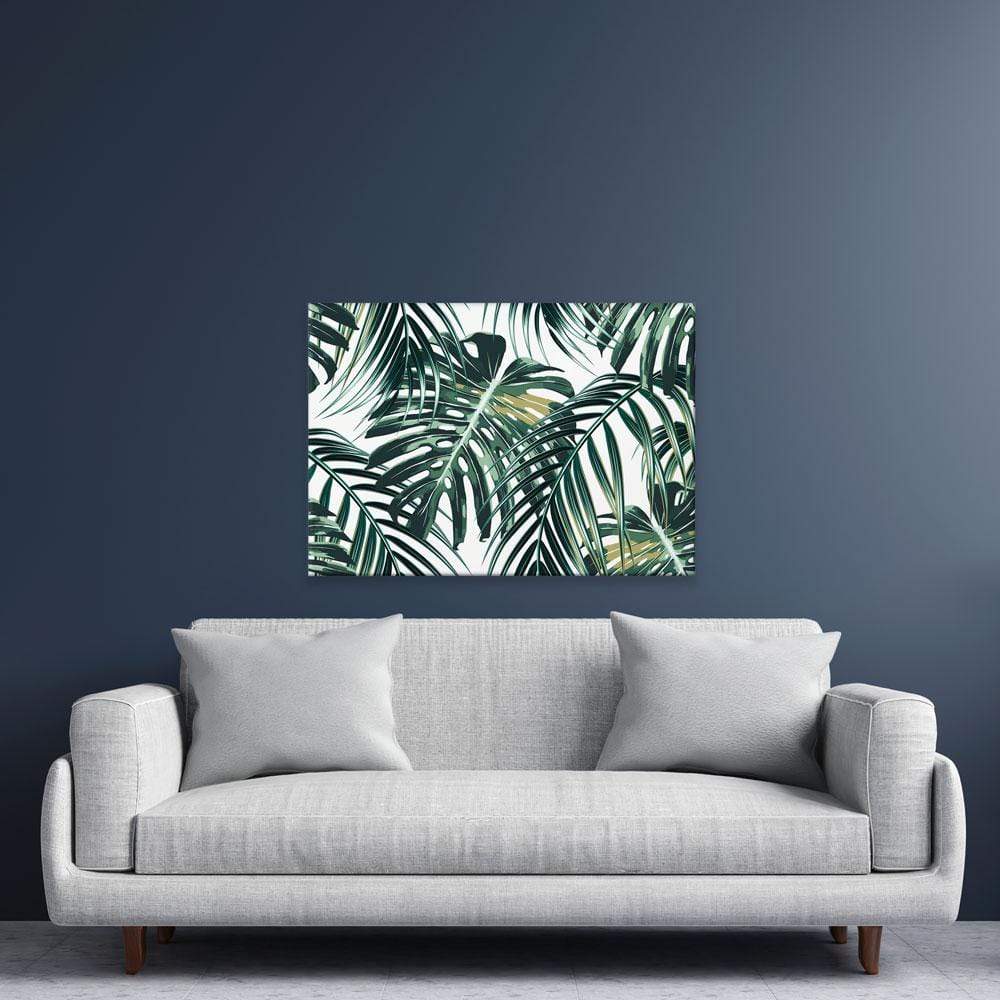 Monstera Leaves 2 Canvas Print – Art Print Shop