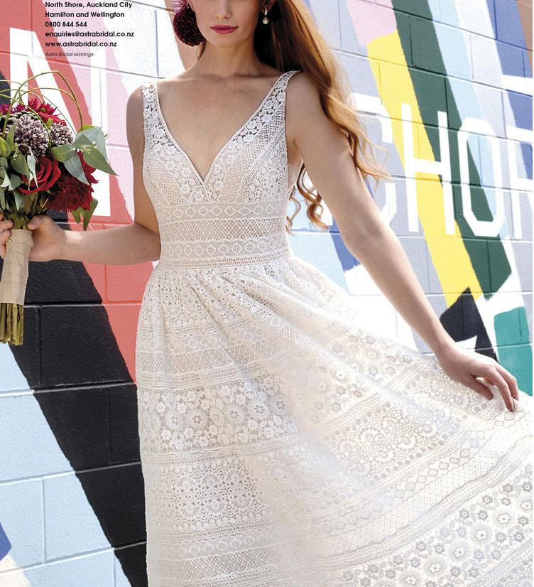 plain lace wedding dress