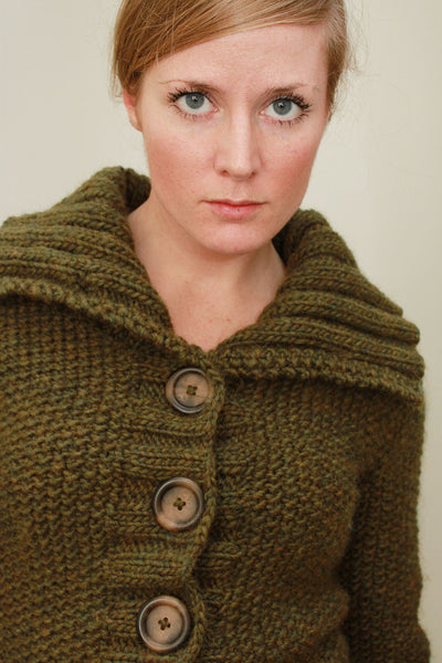 Sedum Cardigan knitting pattern by Jane Richmond