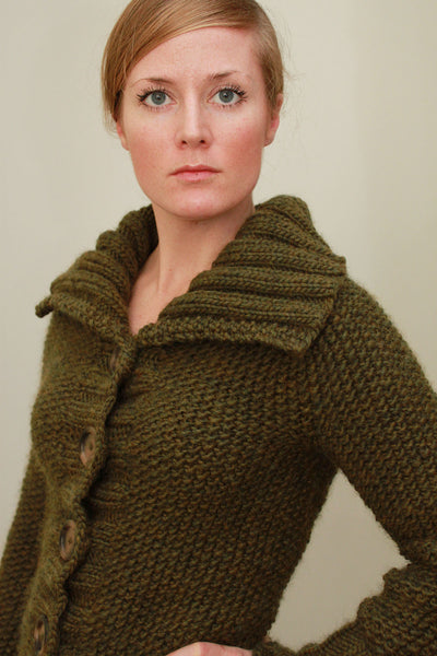 Sedum Cardigan knitting pattern by Jane Richmond