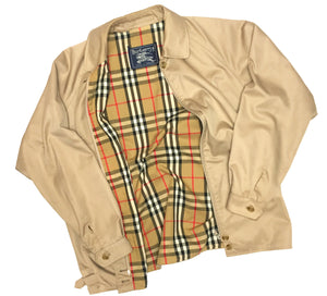 burberry vintage harrington jacket